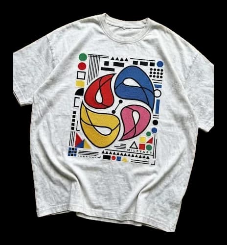 Chauk — Bauhaus-geometric multi-vao tee